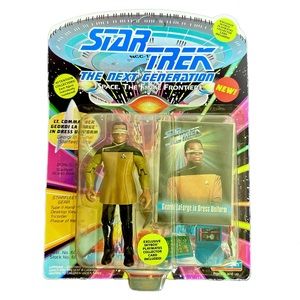 Star Trek The Next Generation LT CMDR GEORDI LAFORGE Dress Uniform ‘93 Playmates